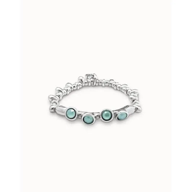 Bracelet en cristal facetté vert espoir Unode50 Bijoux et accessoires
