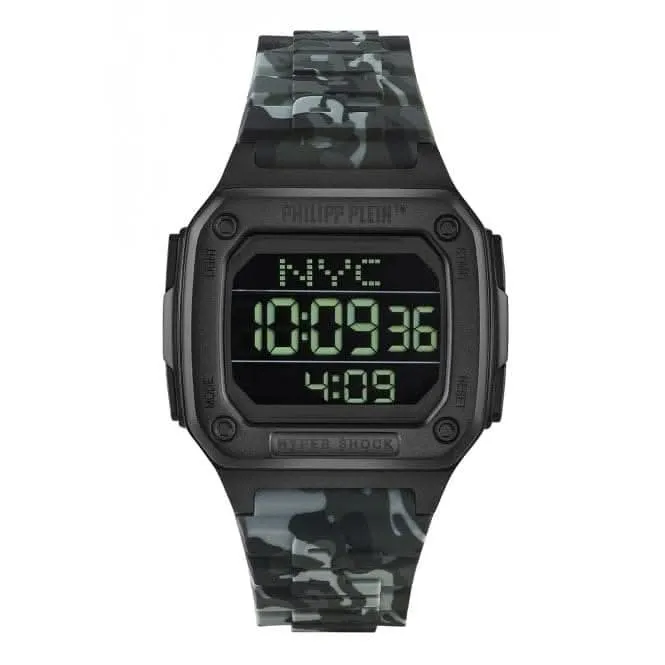 Montre unisexe Hyper $Hock en acier noir PWHAA1822