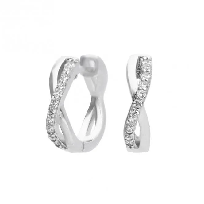 Boucles d'oreilles Infinity Pave E6065 - Bijoux Diamonfire