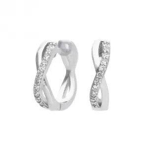Boucles d'oreilles Infinity Pave E6065 - Bijoux Diamonfire