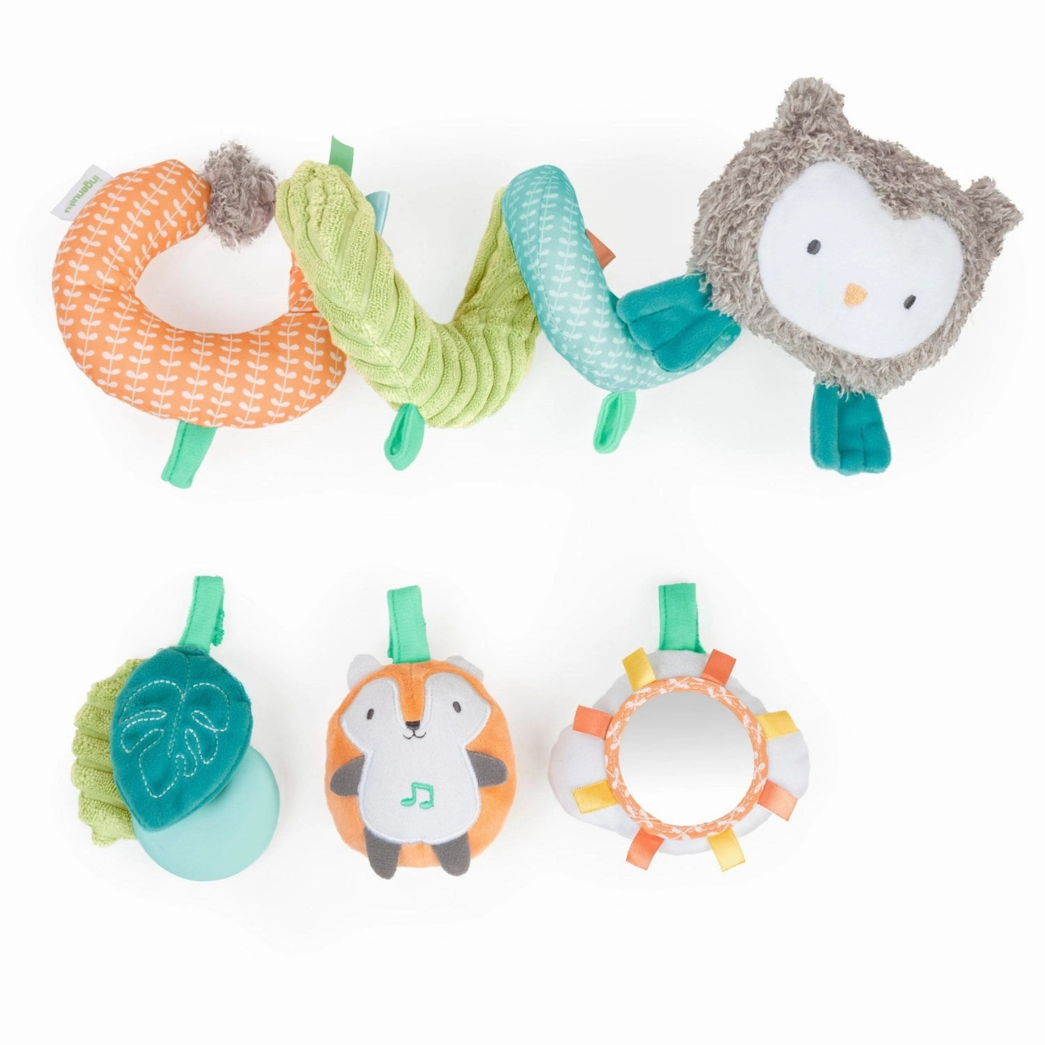 Ingenuity Nally & Friends Spiral Activity Toy Bar