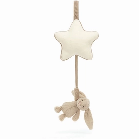 Jellycat Bashful Beige Bunny Musical Pull