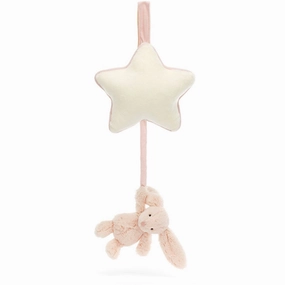 Jellycat Bashful Blush Bunny Musical Pull