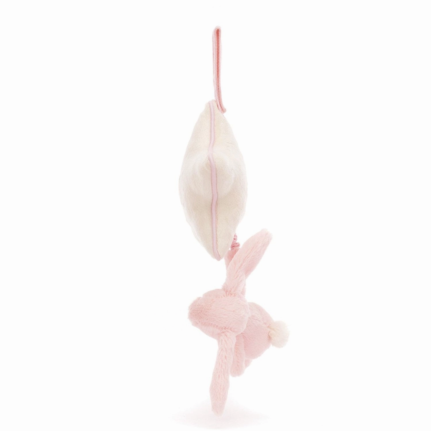 Jellycat Bashful Pink Bunny Musical Pull