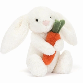 Jellycat Bashful Rabbit with Carrot Cream 18 cm