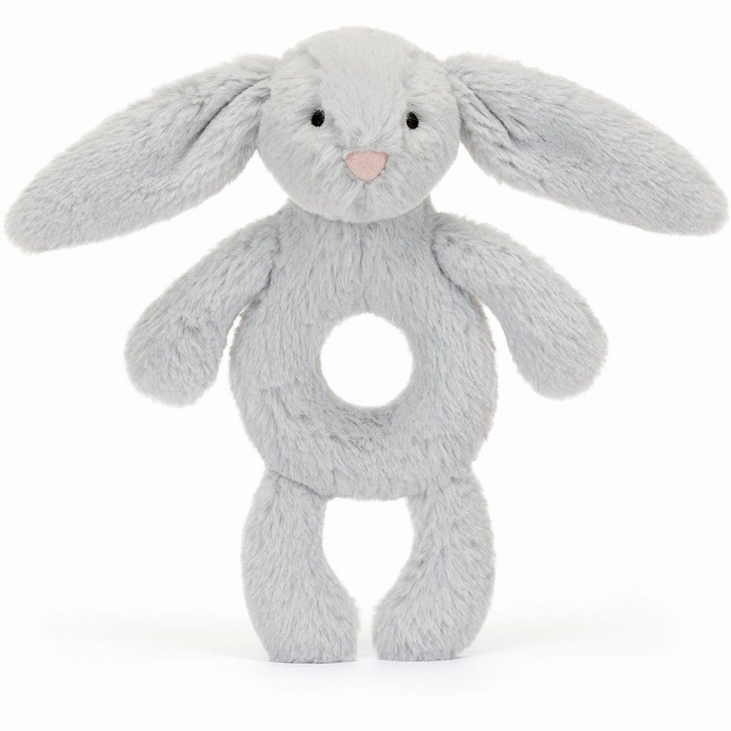 Jellycat Bashful Silver Bunny Ring Rattle