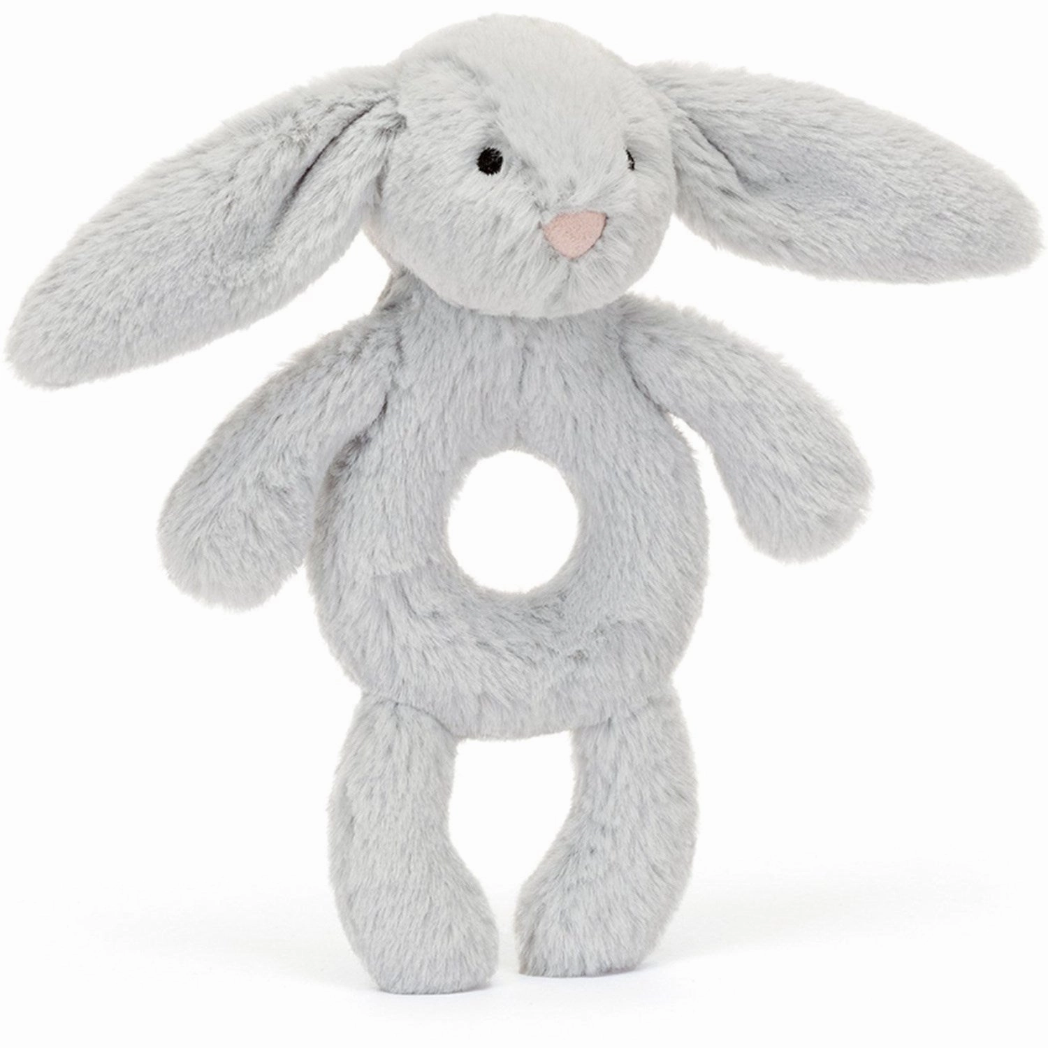 Jellycat Bashful Silver Bunny Ring Rattle