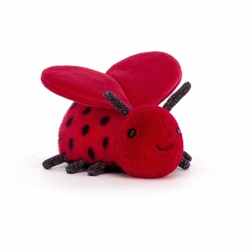 Jellycat Garden Mariehne Loulou Love Bug 13 cm