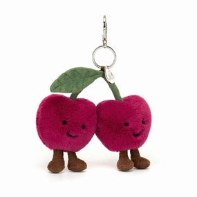 Jellycat Toys Amuseables Cherries Bag Charm