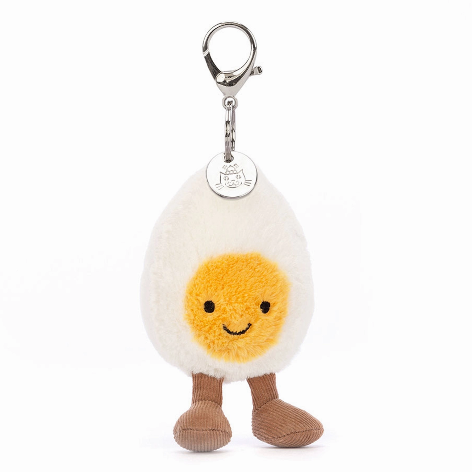 Jellycat Toys Amuseables Happy Boiled Egg Bag Charm
