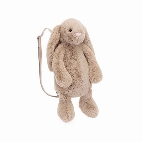 Jellycat Toys Bashful Beige Bunny Backpack
