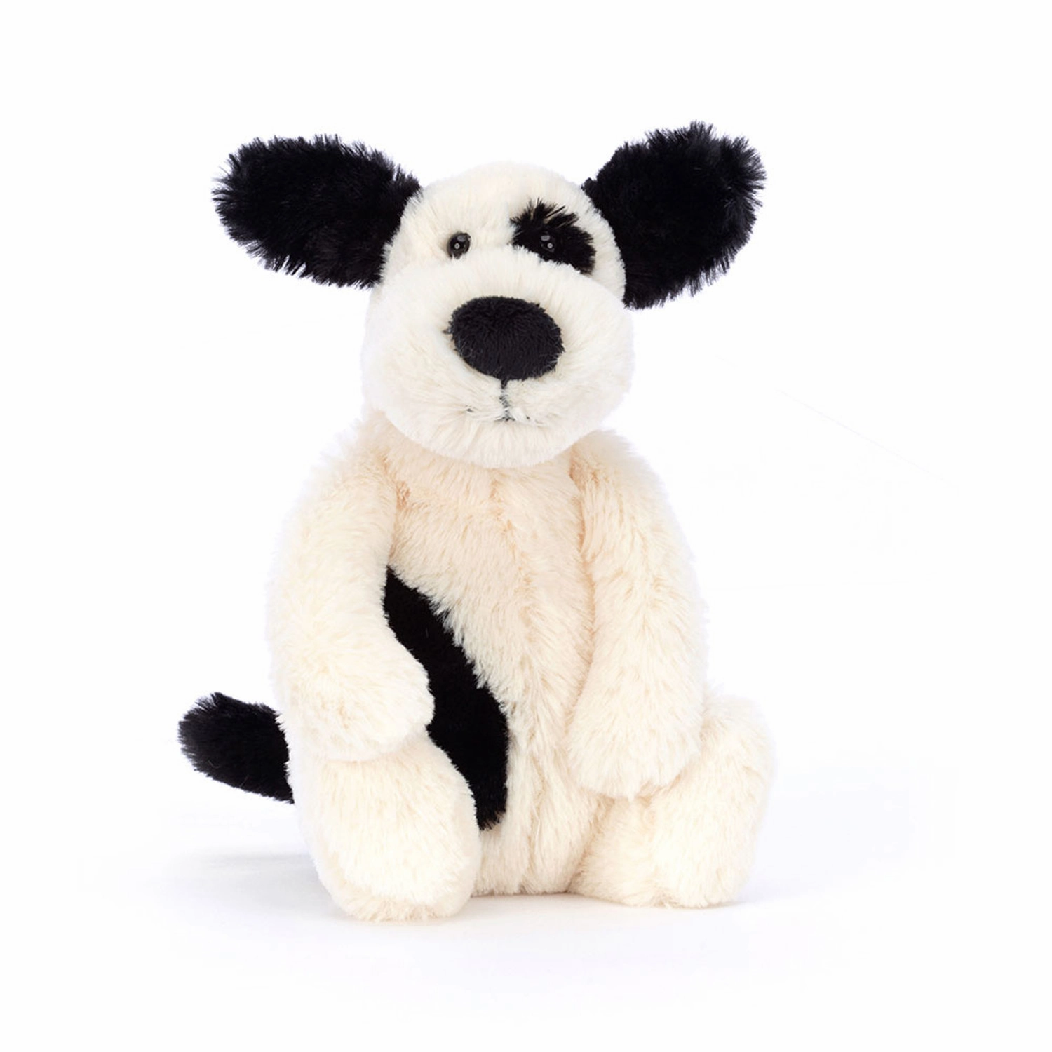 Jellycat Toys Bashful Black & Cream Puppy
