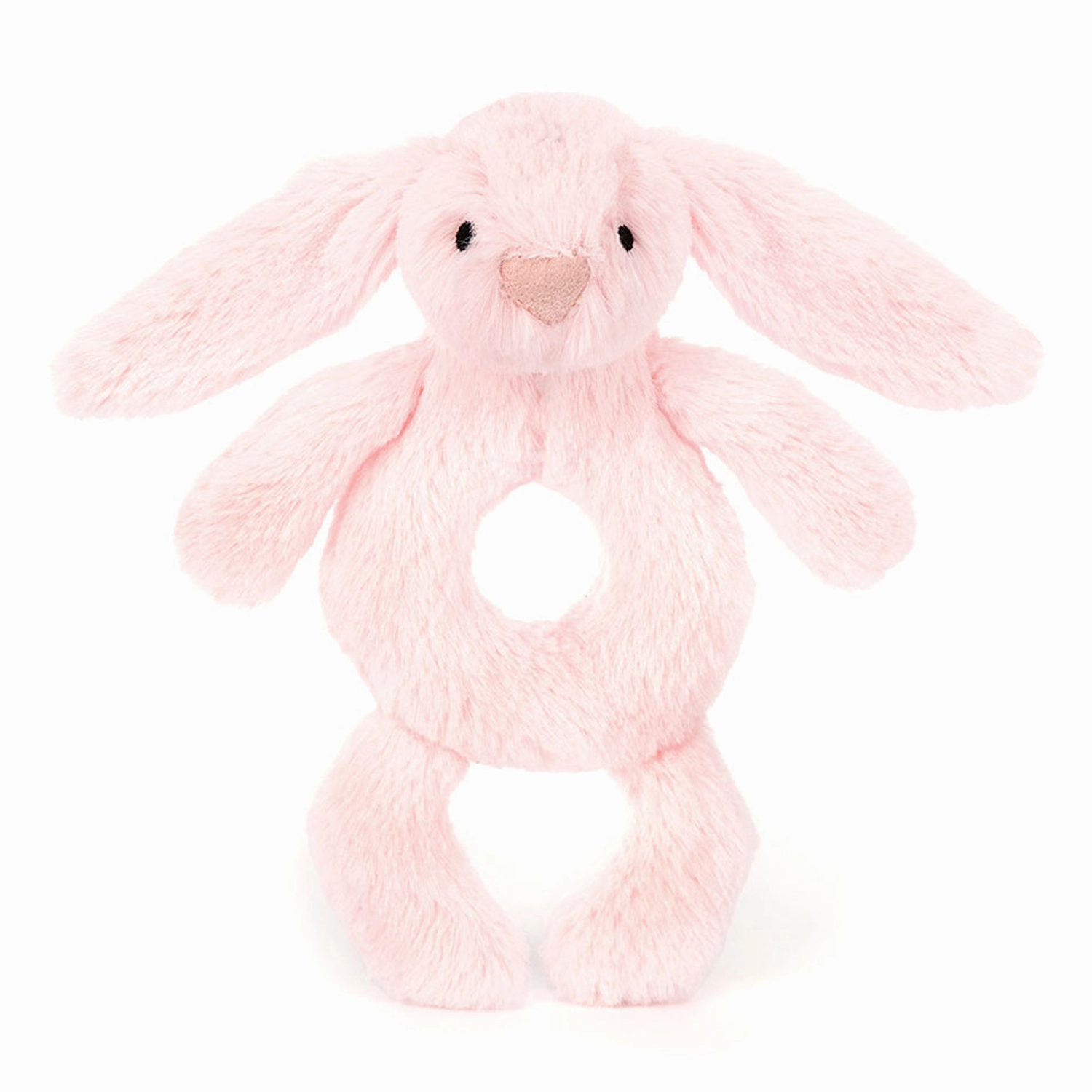 Jellycat Toys Bashful Bunny Ring Rattle Baby Pink