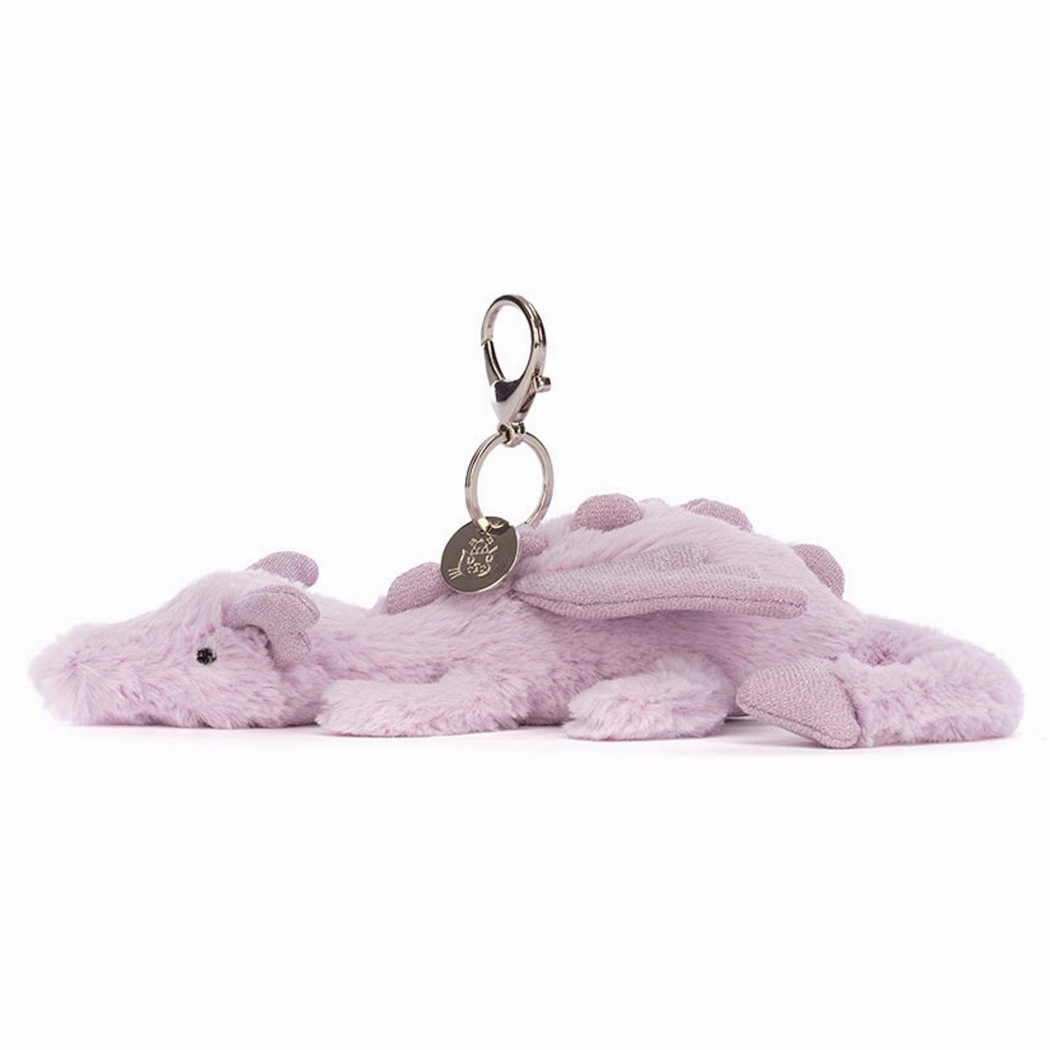Jellycat Toys Lavender Dragon Bag Charm