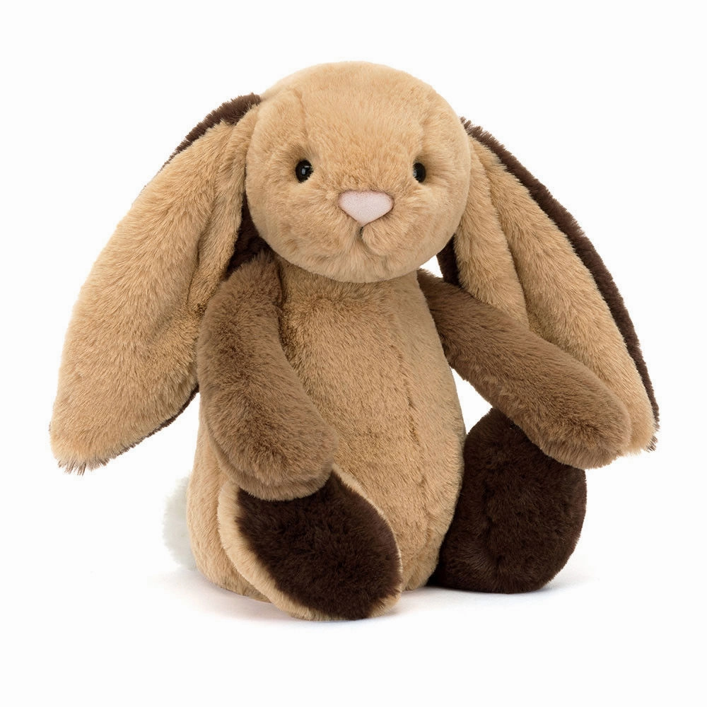 Jellycat Toys Original Bashful Patchwork Brown Bunny