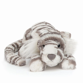 Jellycat Toys Sacha Snow Tiger