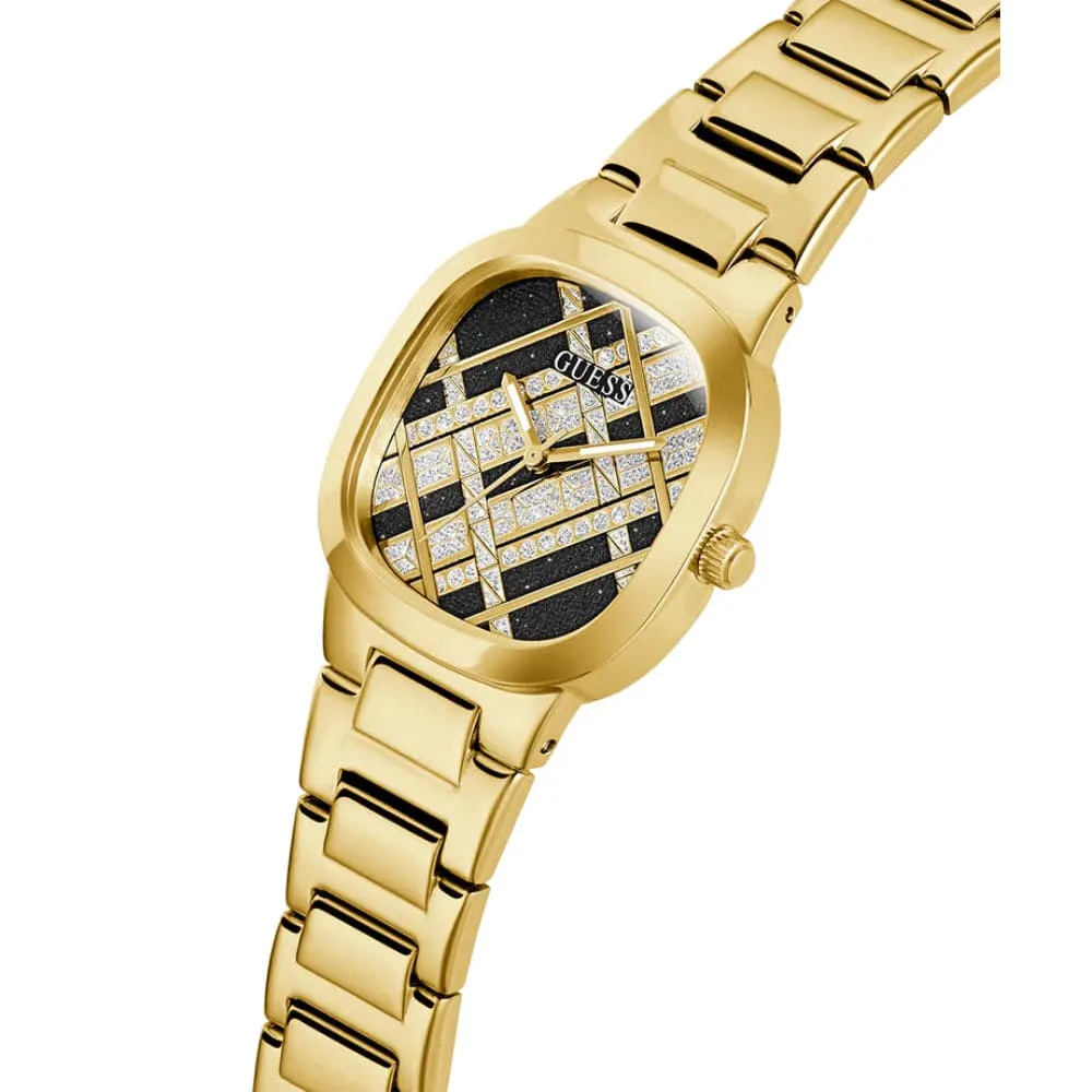 Montre Guess pour Femme GW0600L2 en Acier Inoxydable Doré Analogique avec Bracelet