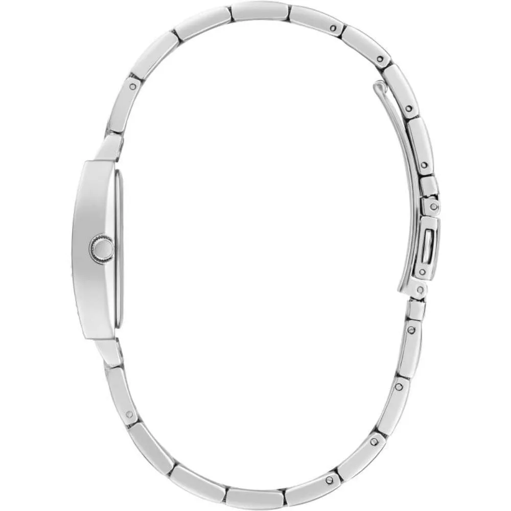 Montres Jewelry Guess Guess Analog Cadran Argenté Bracelet en Acier Inoxydable Montre Femme GW0611L1