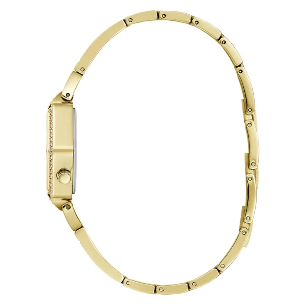 Montre Guess pour femme Audrey Glitz analogique en ton or GW0680L2
