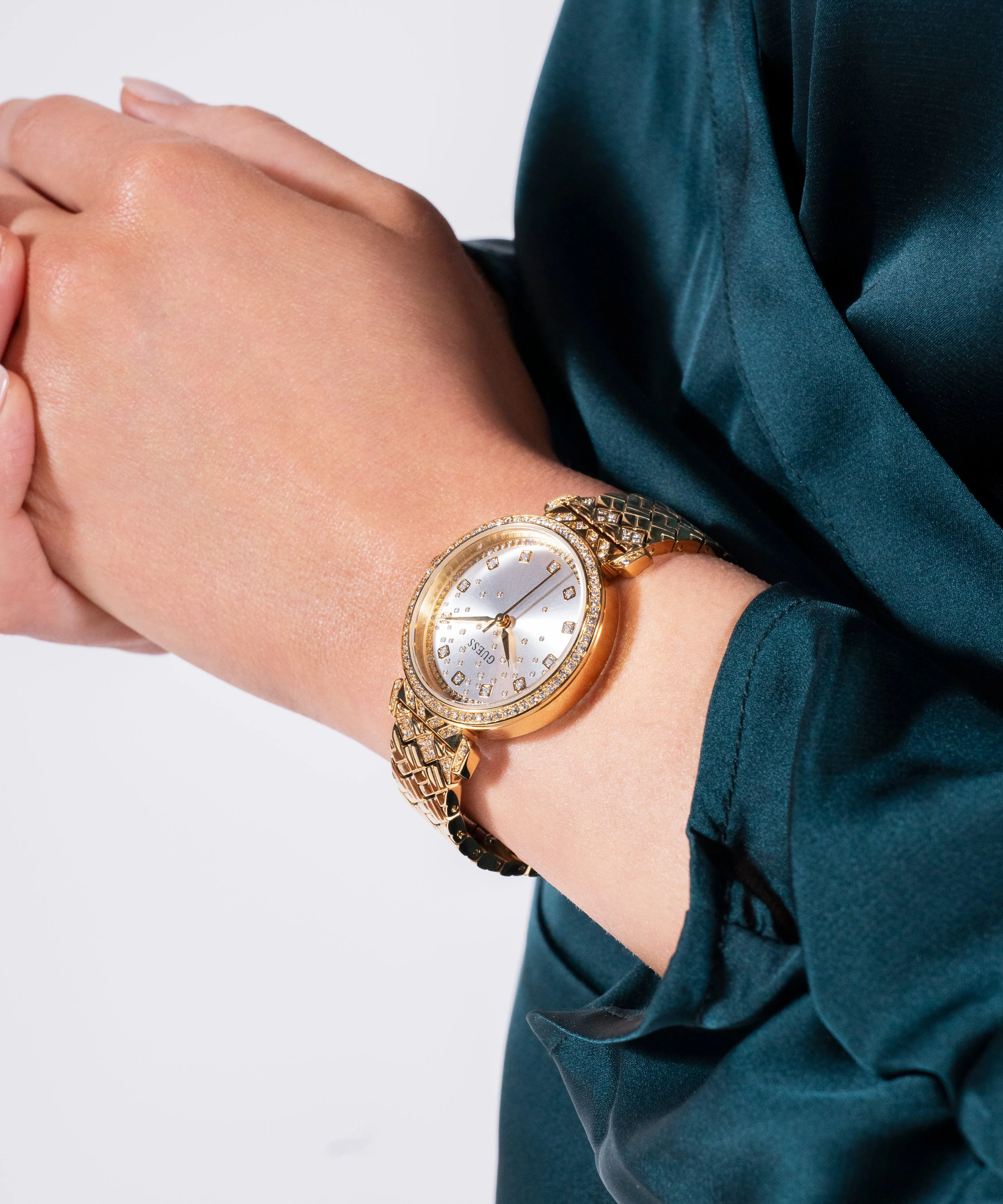 Montres Jewelry Guess - Montre Enchantment en or poli - GW0763L2 - 788625
