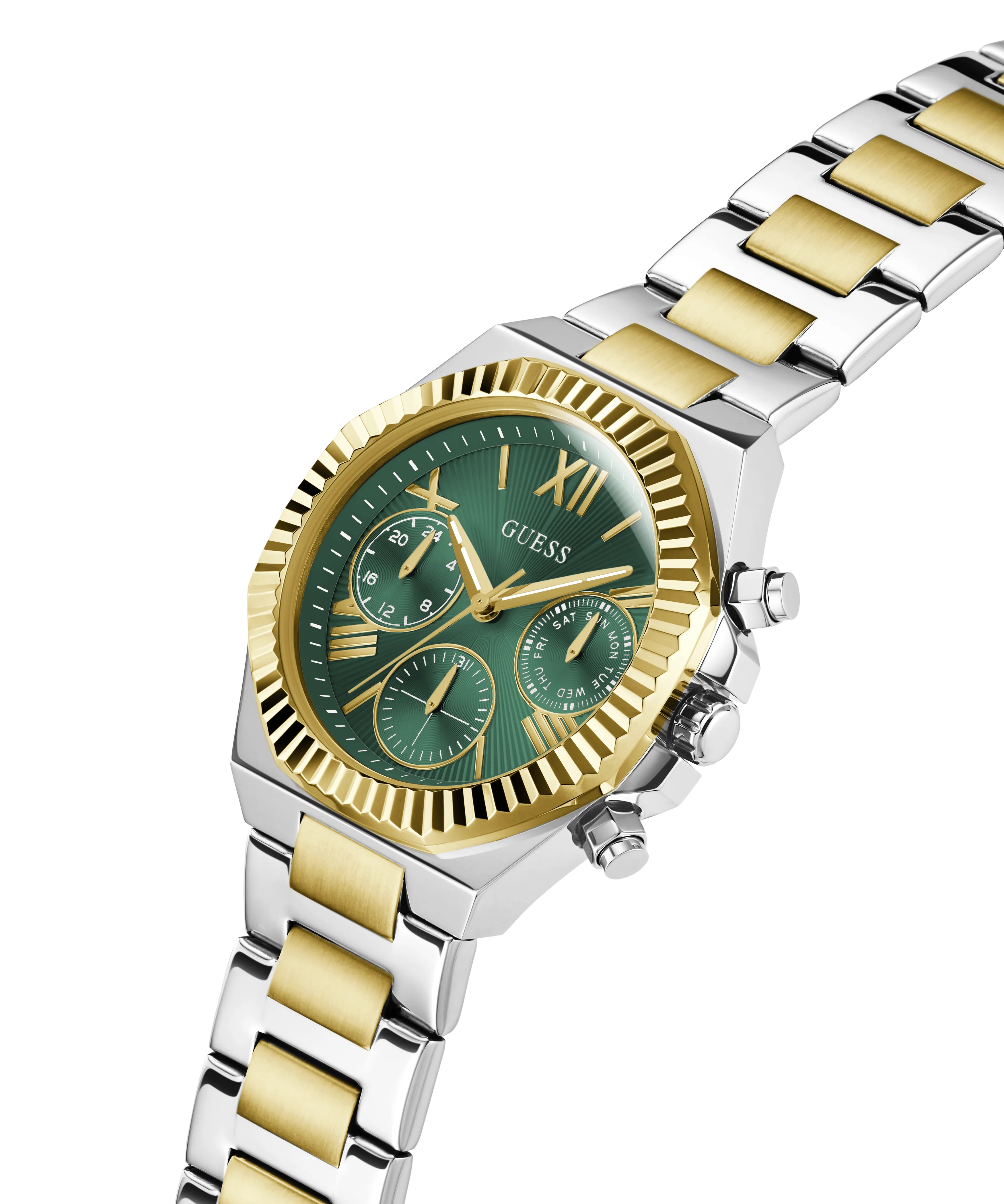 Montres Guess - Montre Equality Polie Bicolore - GW0769L4 - 788630