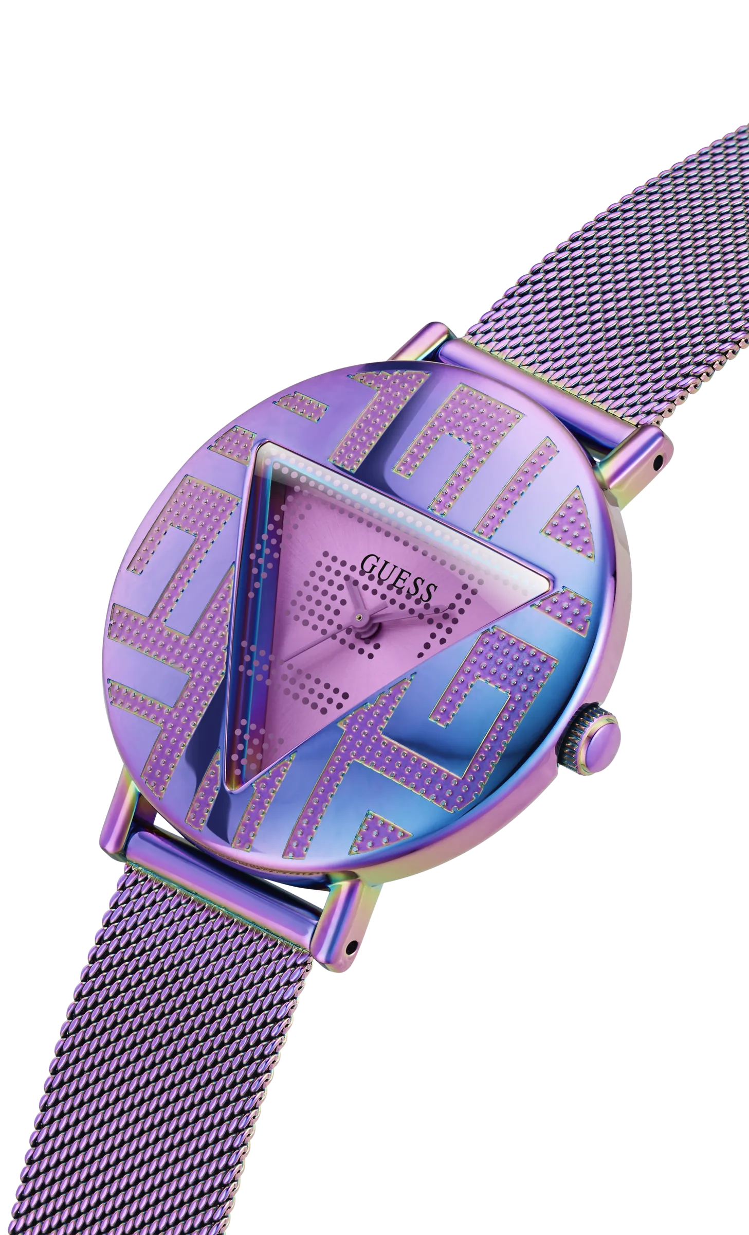 Montres Jewelry Guess Guess - Montre pour femme emblématique iridescente violette - GW0479L1 - 785659