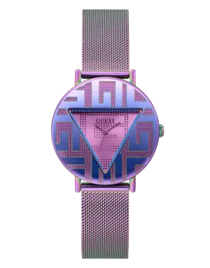Montres Jewelry Guess Guess - Montre pour femme emblématique iridescente violette - GW0479L1 - 785659