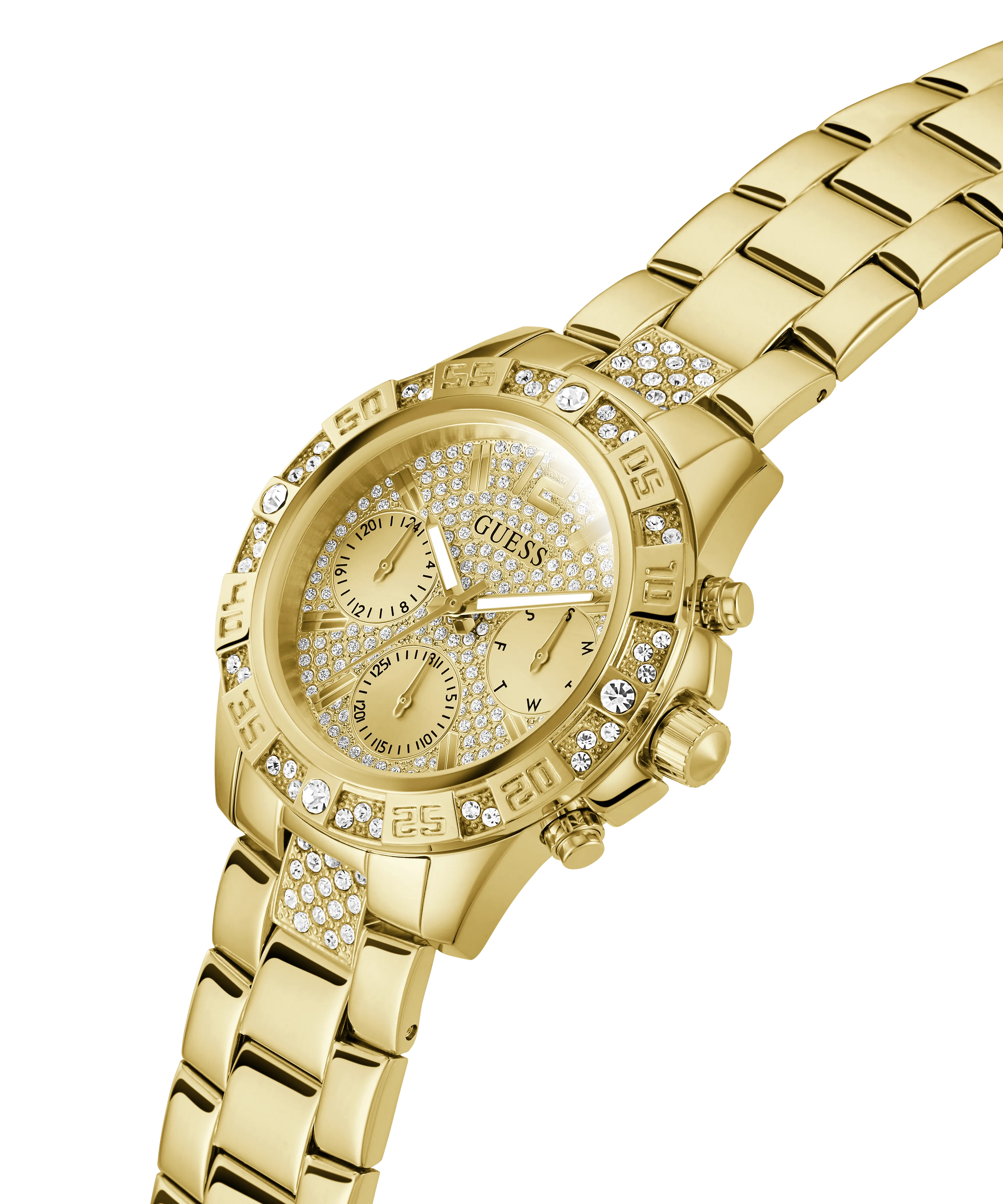 Montres Jewelry Guess Guess - Montre Majesty en or poli - GW0771L2 - 788631