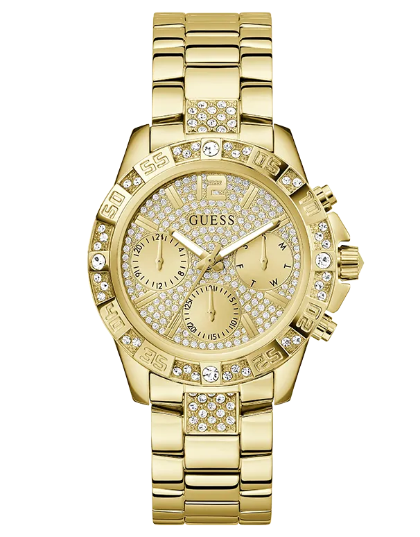 Montres Jewelry Guess Guess - Montre Majesty en or poli - GW0771L2 - 788631