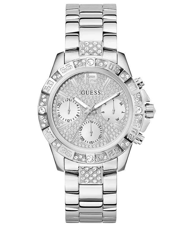 Montres Jewelry Guess Guess - Montre Majesty en Ton Argent Poli - GW0771L1 - 788640