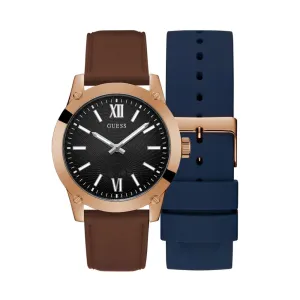 Montre Guess pour Homme en Ton Or Rose Analogique GW0630G3