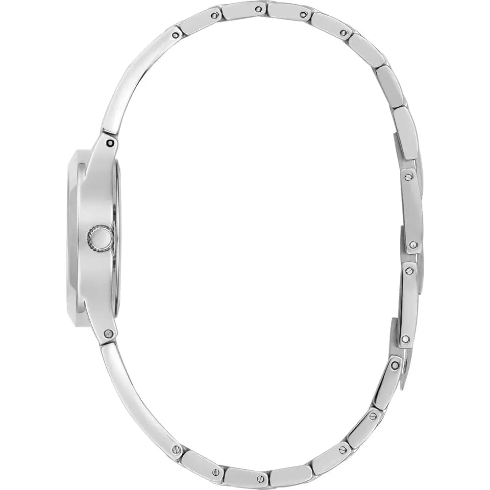 Montre Guess pour Femmes GW0609L1 en Acier Inoxydable avec Cadran Argenté et Bracelet en Acier Inoxydable