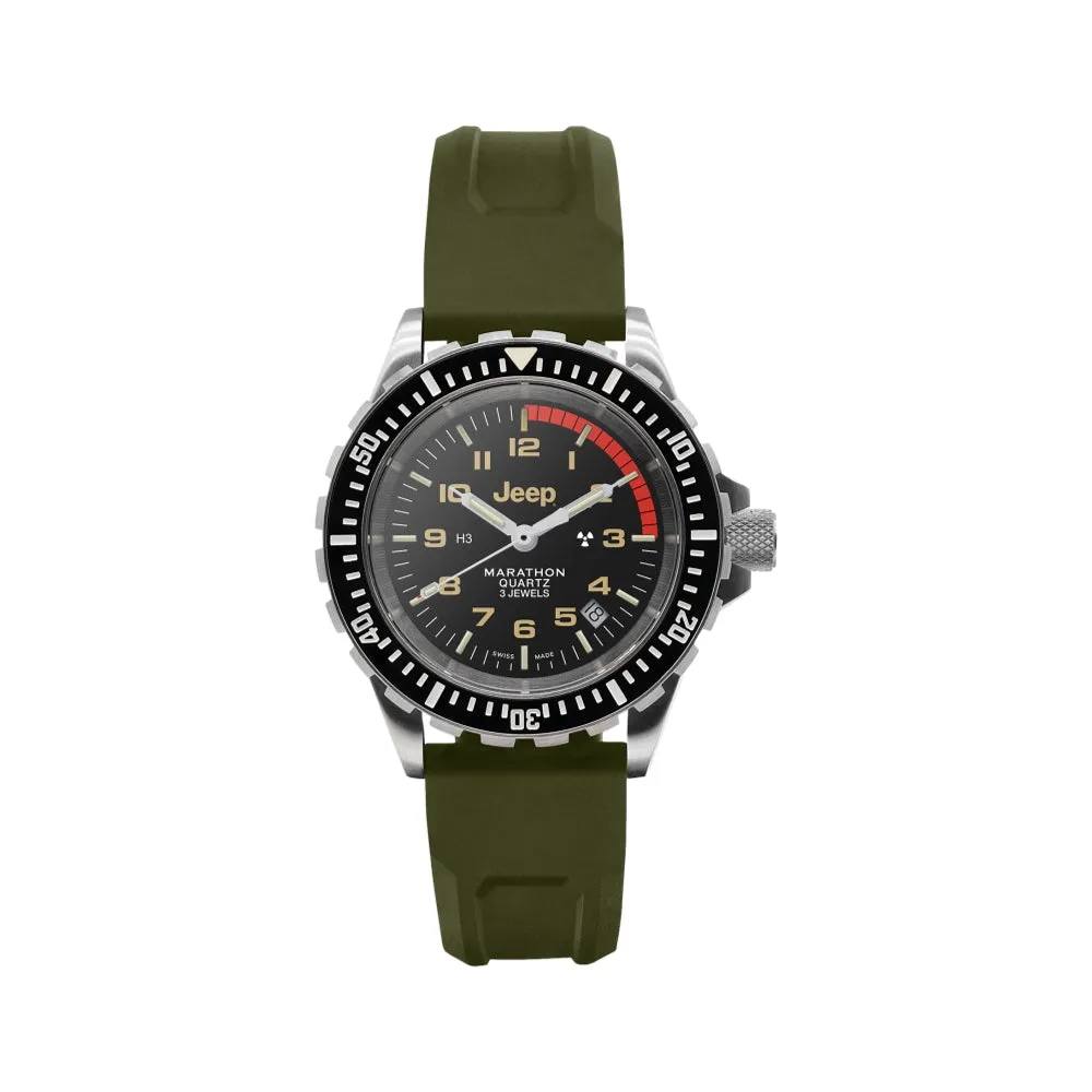 Marathon de Bijoux Montres Jeep Rubicon TSAR Plongeur Quartz 41mm