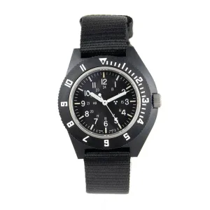 Montres Marathon de Bijoux Nouveau Navigateur Pilote en Cristal de Saphir avec Tritium - Noir - 41mm