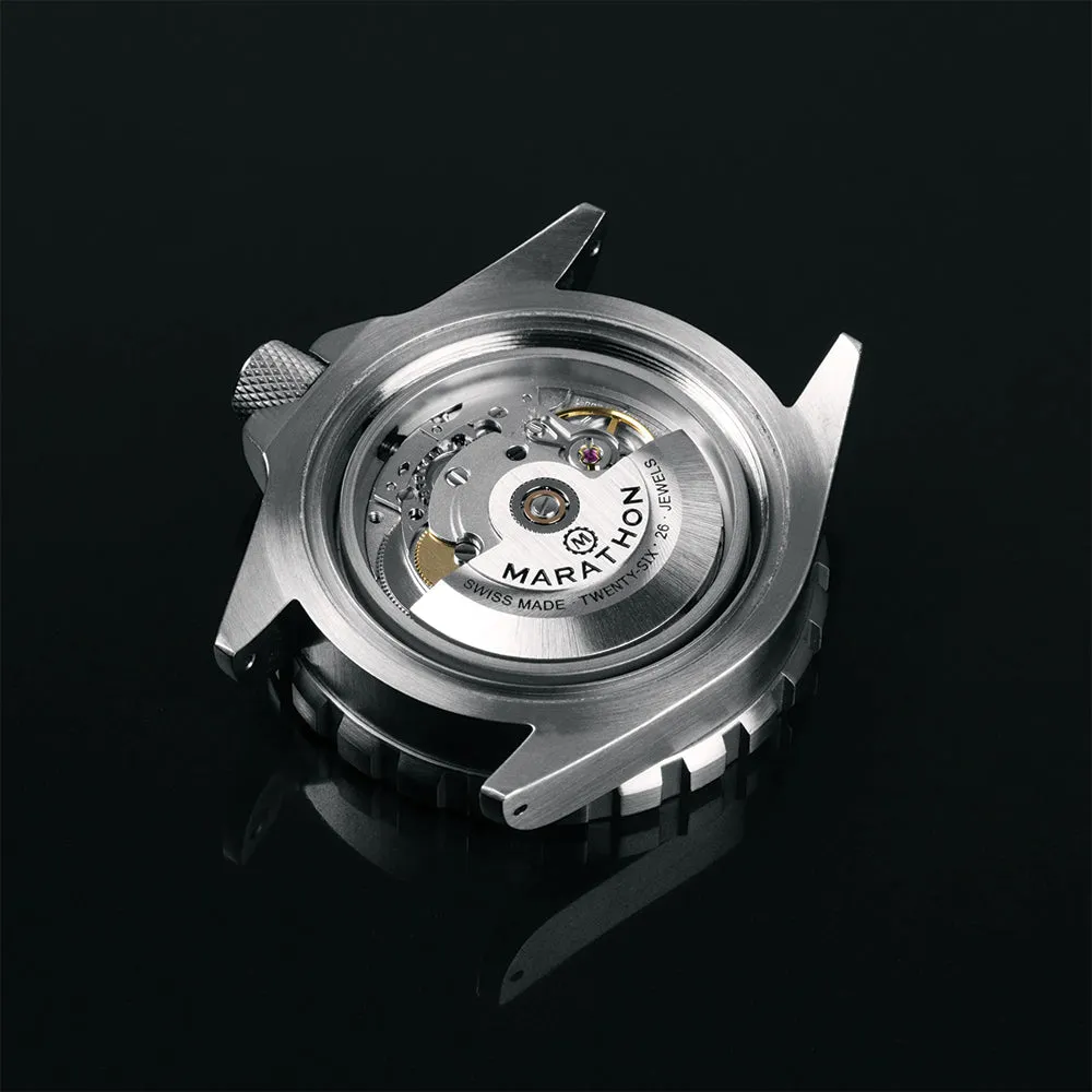 Montres Marathon de Bijoux OSAR-D Édition Arctique Type I Plongeur Automatique 41mm - Blanc sur Bracelet