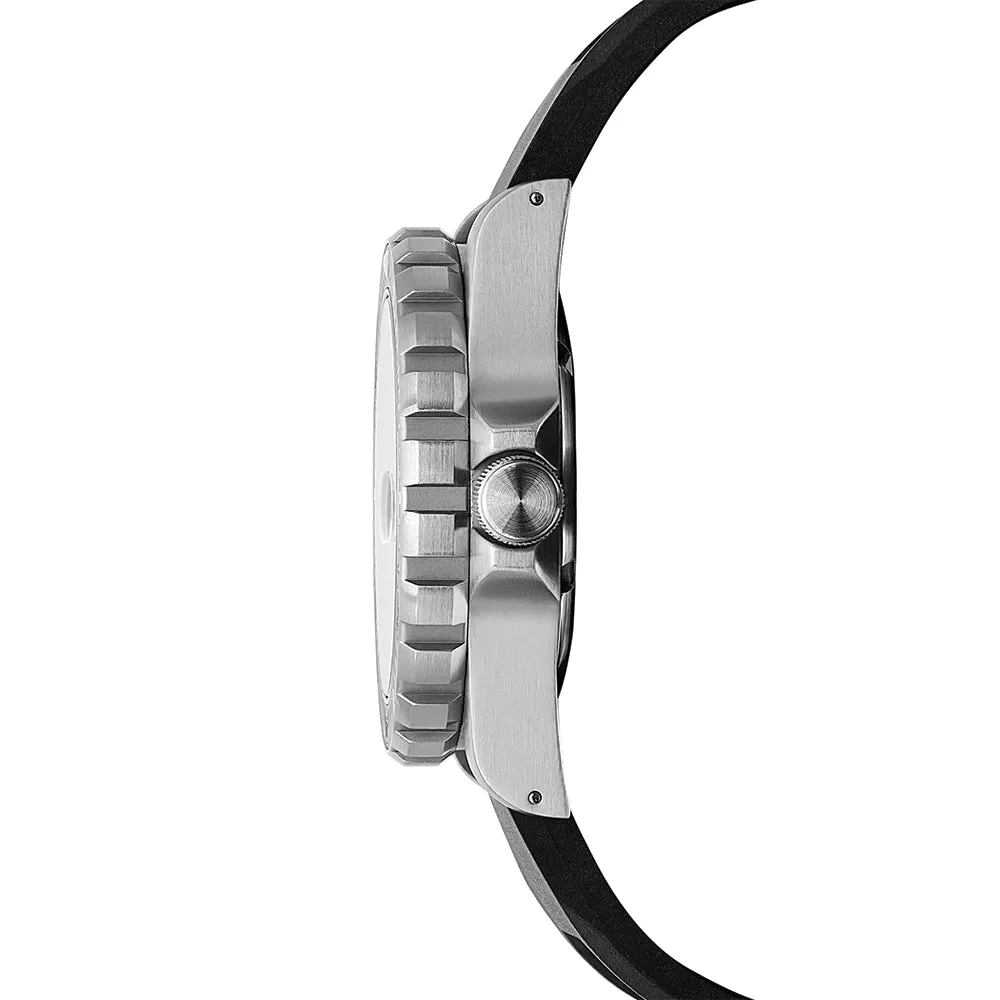 Montres Marathon de Bijoux OSAR-D Édition Arctique Type I Plongeur Automatique 41mm - Blanc sur Bracelet en Caoutchouc
