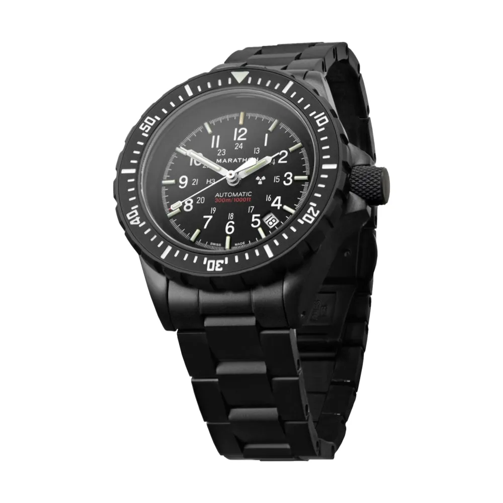 Montres Jewelry Marathon Recherche & Sauvetage Plongeur Automatique (GSAR) - Noir Anthracite - 41mm - Bracelet