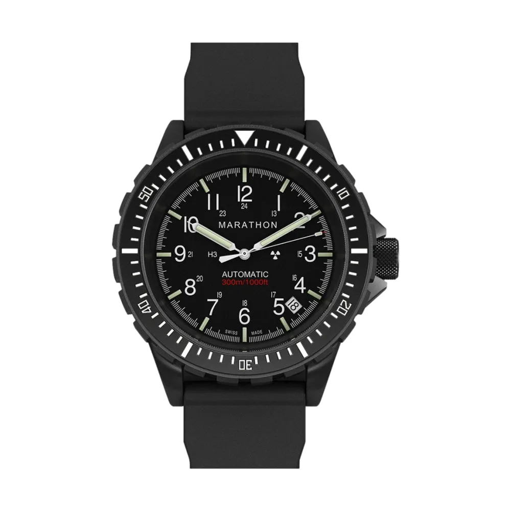 Montres Jewelry Marathon Recherche & Sauvetage Plongeur Automatique (GSAR) - Noir Anthracite - 41mm