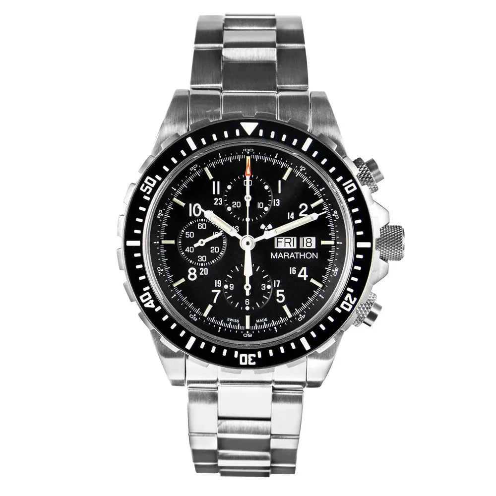 Montres Jewelry Marathon Recherche & Sauvetage Chronographe Automatique Pilote (CSAR) - 46mm