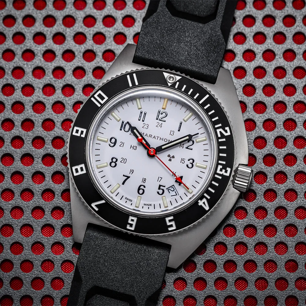 Montres Marathon de Bijouterie Acier Navigator SSNAV-D 41mm Édition Arctique avec Date