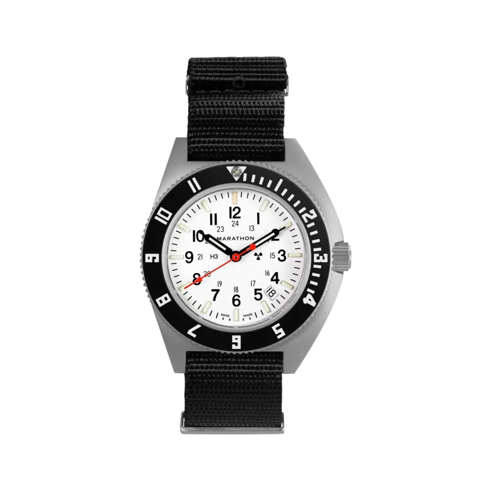 Montres Marathon de Bijouterie Acier Navigator SSNAV-D 41mm Édition Arctique avec Date