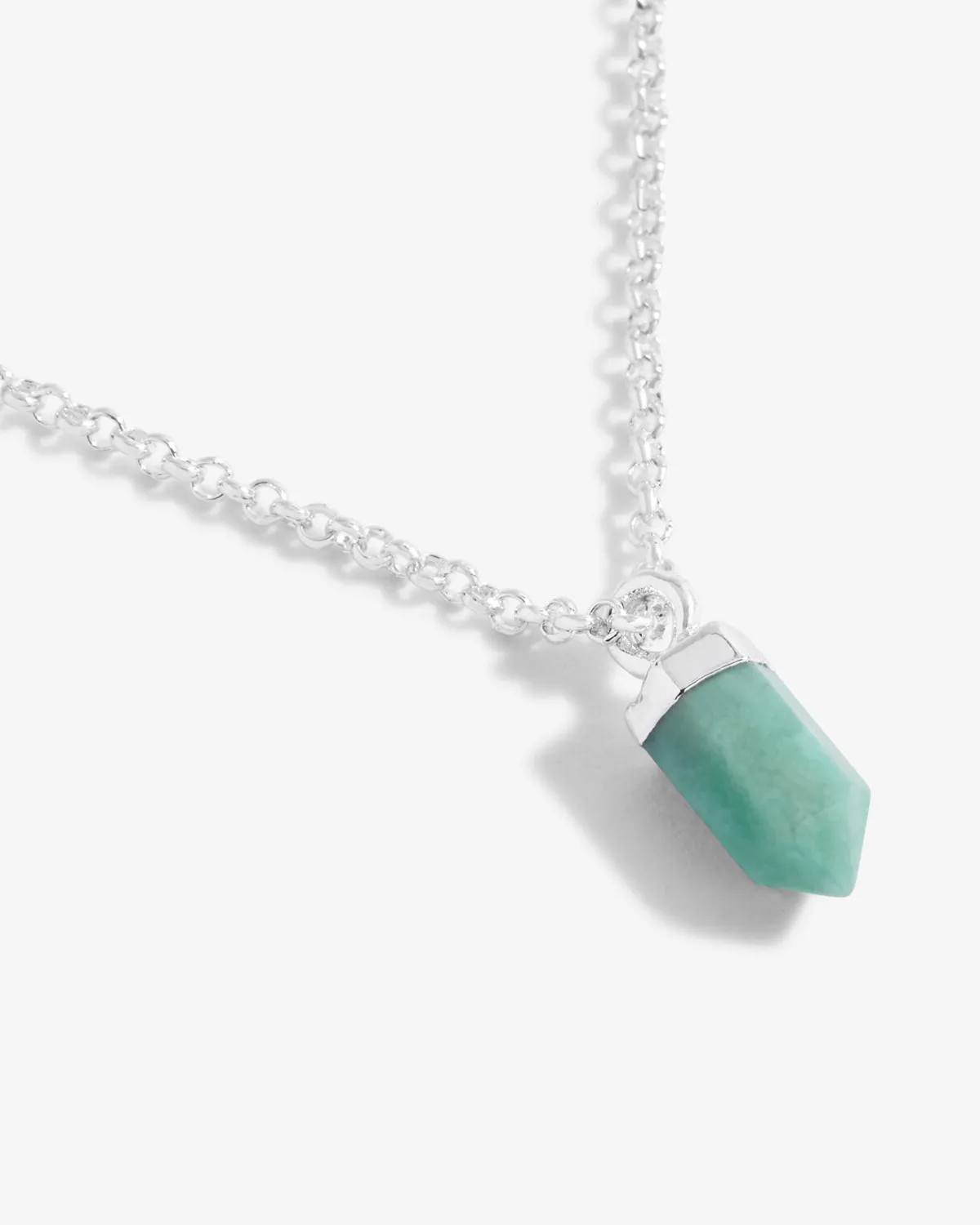 Collier Bonheur en Cristal d'Affirmation Joma Jewelry en Argent & Aventurine