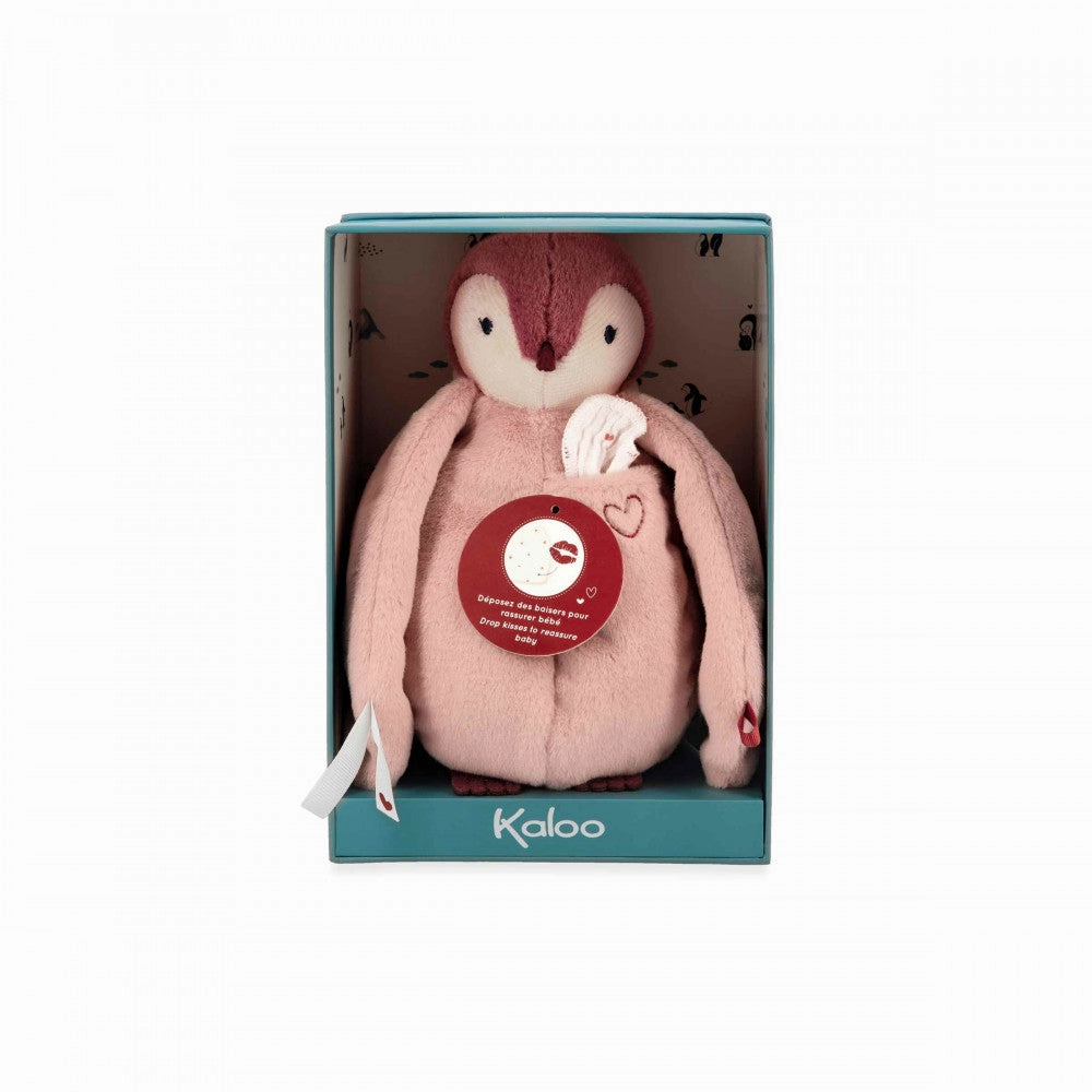 Kaloo Kissing Plush Penguin Pink