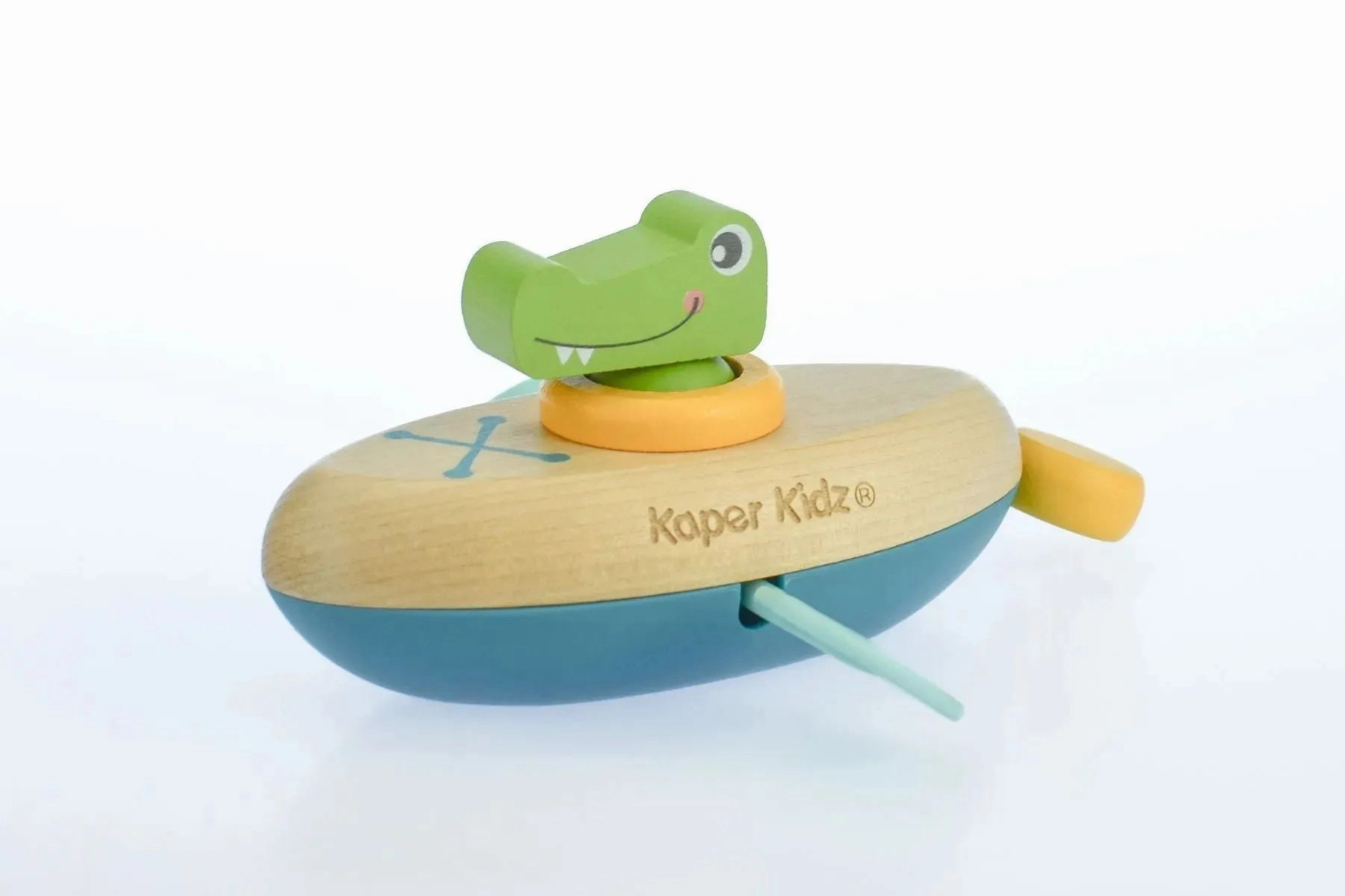 Kaper Kidz Toys Animal Canoe Pull String Water Bath Toy