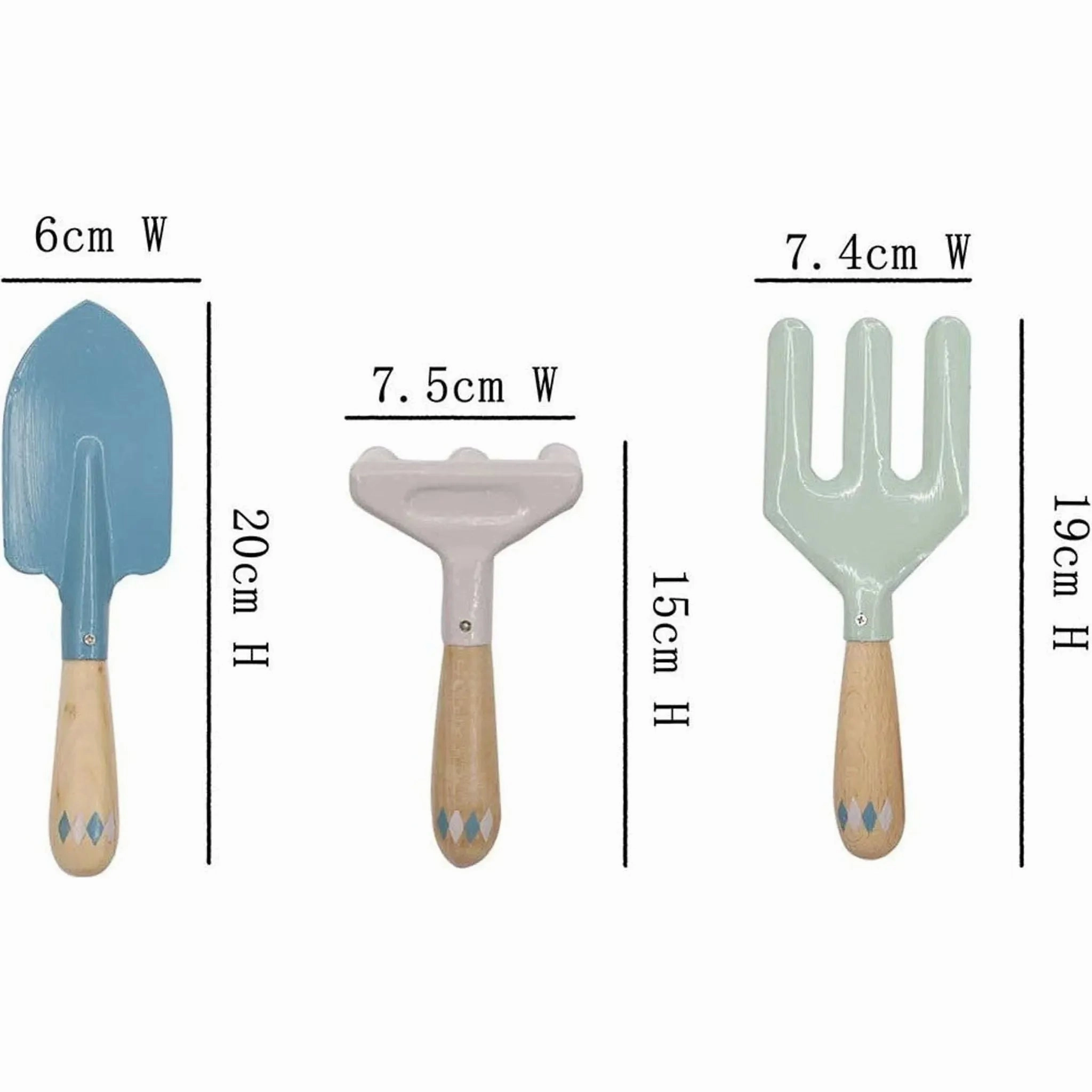 Kaper Kidz Toys Calm & Breezy Kids Garden Tool 3 Piece Set