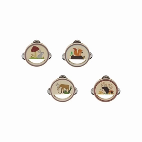 Kaper Kidz Toys Calm & Breezy Woodland Wooden Tambourine
