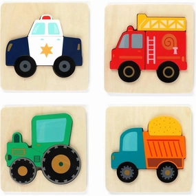 Kaper Kidz Toys Chunky Puzzles - Transport (Assorted)