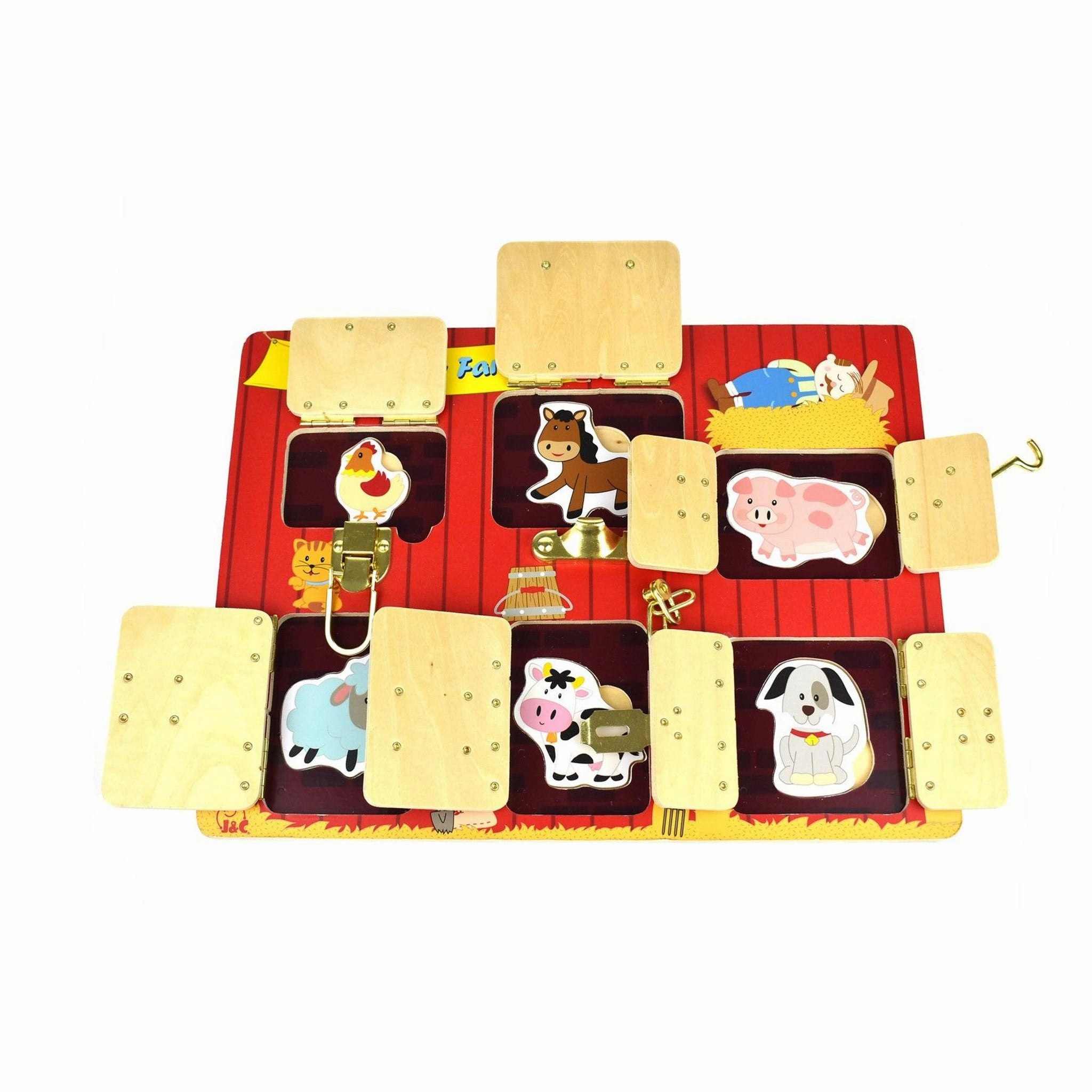 Kaper Kidz Toys Kaper Kidz - Latches Puzzle - My Happy Farm