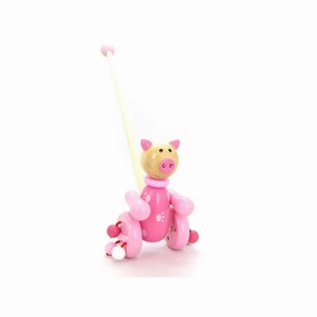 Kaper Kidz Toys Kaper Kidz - Push-A-Long Pig