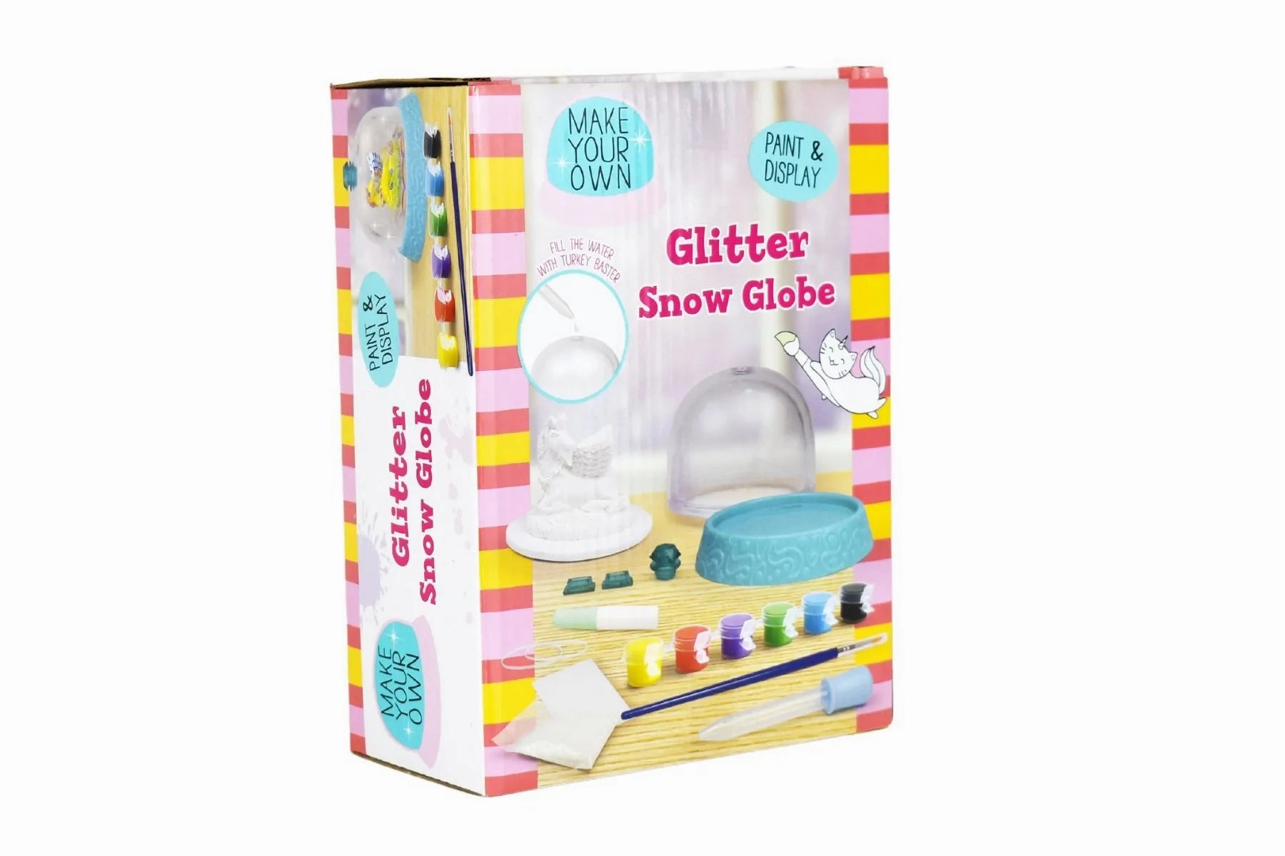 Kaper Kidz Toys Make Your Own Glitter Snow Globe - Unicorn